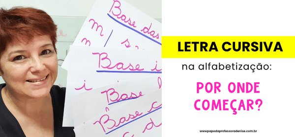 Como fazer a transição da letra bastão para a letra cursiva 6