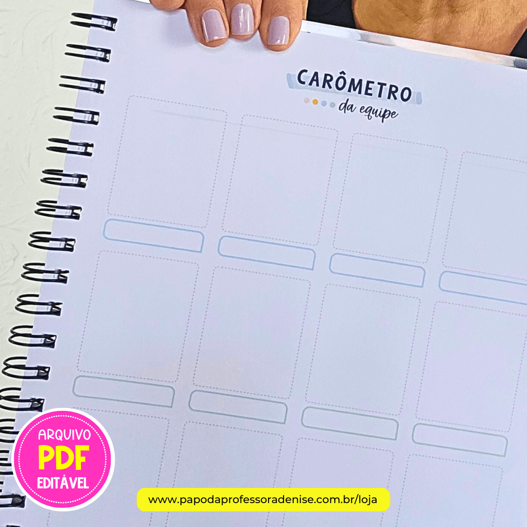 Caderno de Chamada Editável Essencial 4 Caderno de Chamada Editável Essencial - Imagem 4