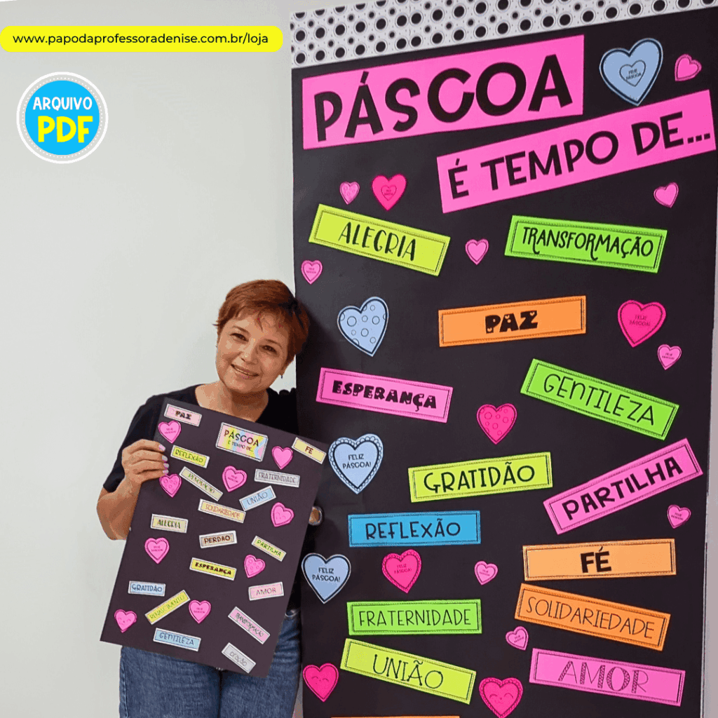 Signifiacado da Pácoa • Não é só decoração. É uma sequência didática completa