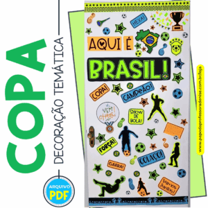 Decoração Copa do Mundo para Porta ou Painel + Bônus com Atividades e BNCC